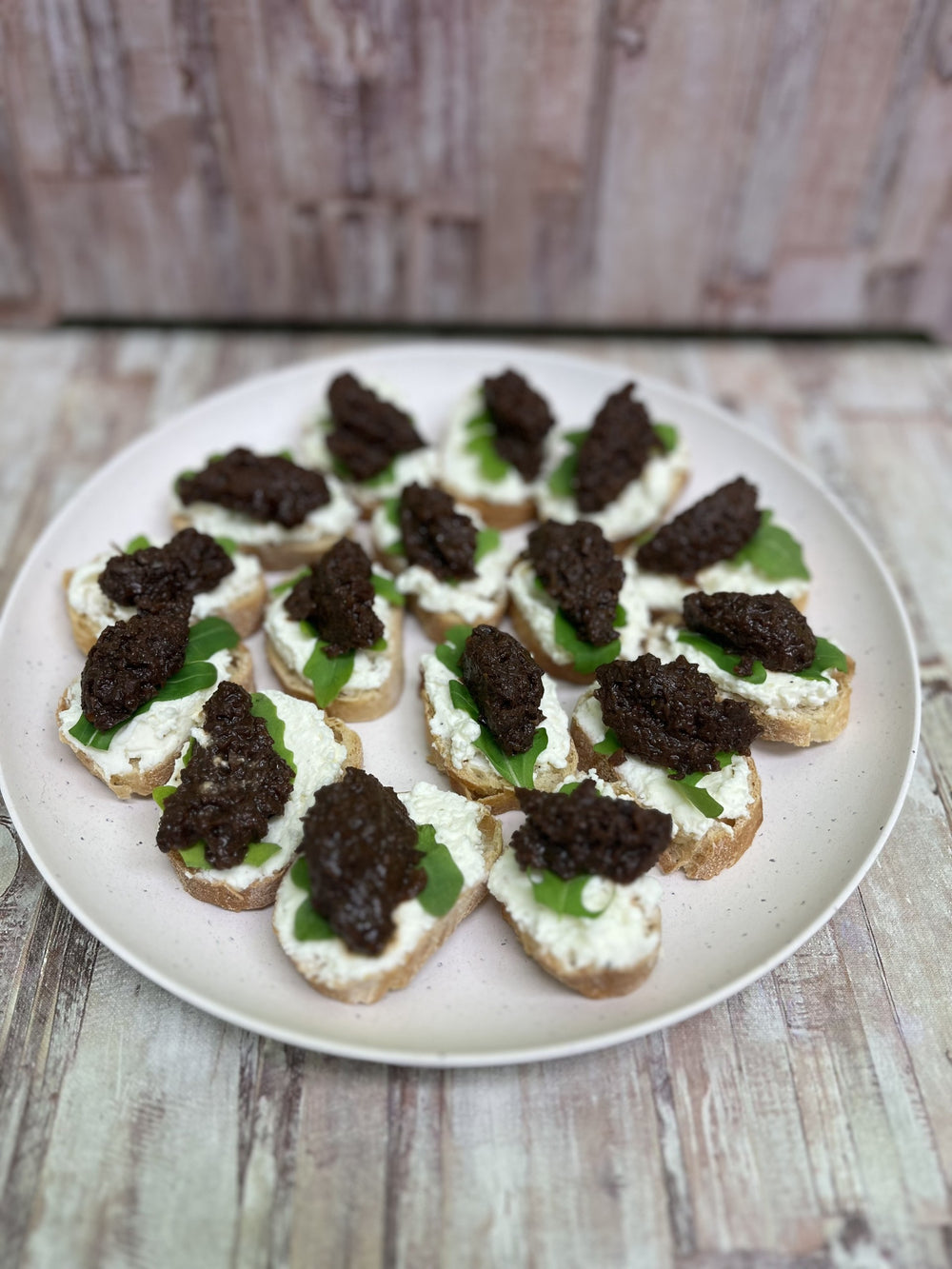 Olive Tapenade & Feta Crostini