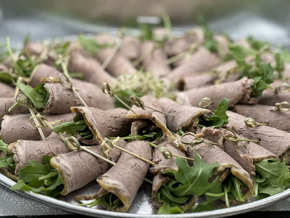 Roast Beef & Arugula Roll Up's